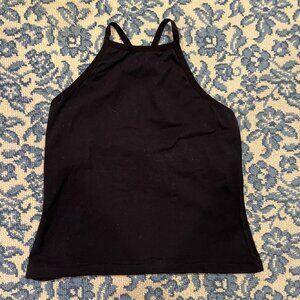 Beyond Yoga High Neck Tank Top with Built In Bra